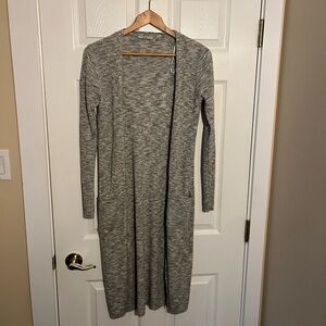Dex Heather Gray Long Cardigan